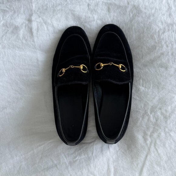 Gucci Horsebit Velvet Loafers - Picture 2 of 7
